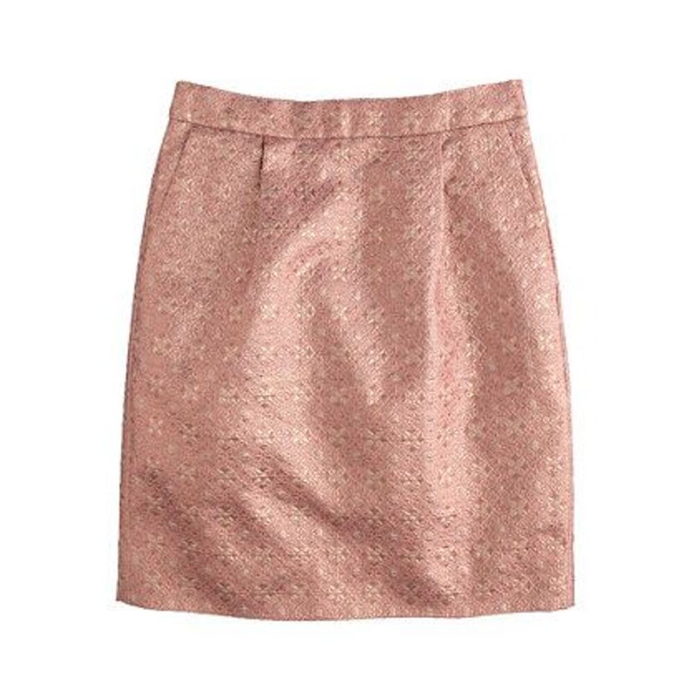 NWT J.Crew Collection Salon Mini in Quartz Jacquard US Size 4 Pink Style 04010